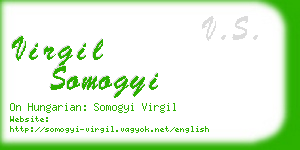 virgil somogyi business card